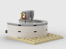 Mos Eisley Cantina Bar 8x8 modular (front section)