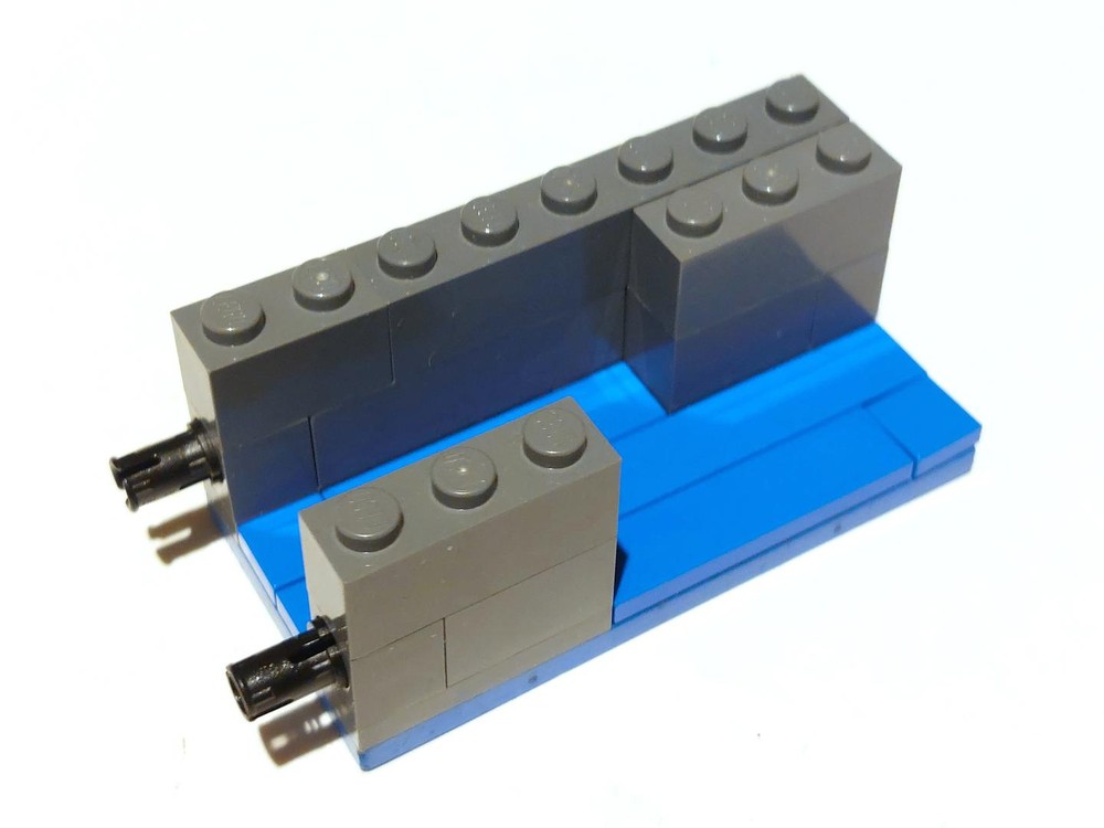 Lego Canal Module 2 to 1 Wall Converter