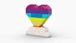 10698 Heart (card stand)