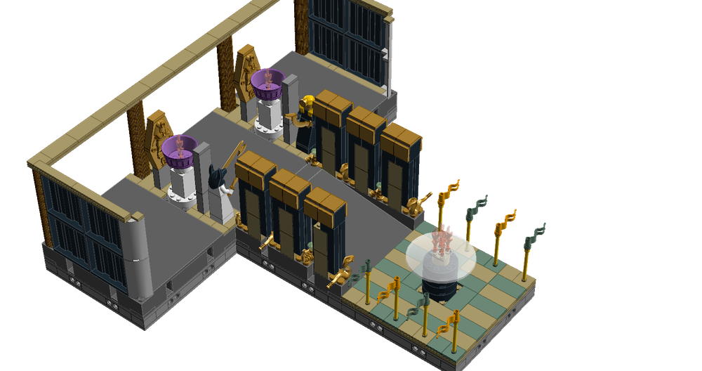 Lego Ancient Egypt Pt 2 "Egyptian Temple"