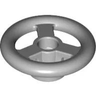 Steering Wheel Small, 2 x 2 [Reinforced] / Light Bluish Gray