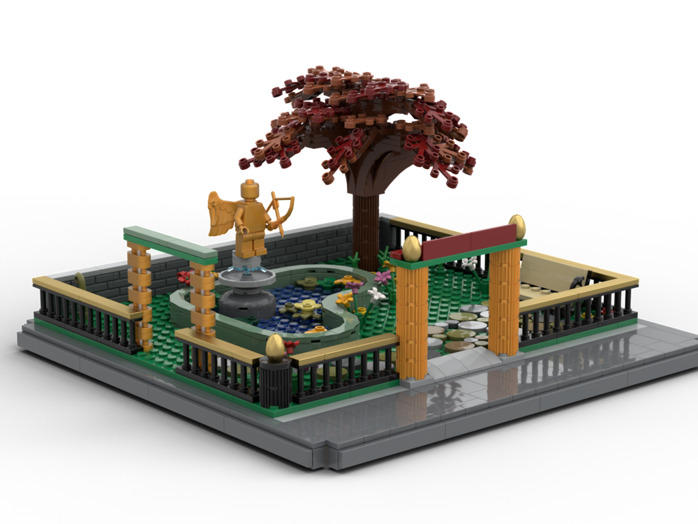 Lego The pond garden ( Le jardin au bassin)