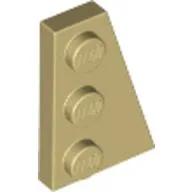 Wedge Plate 3 x 2 Right / Tan
