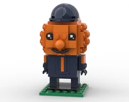 Otto Orange (Syracuse) Mascot Brick Buddy