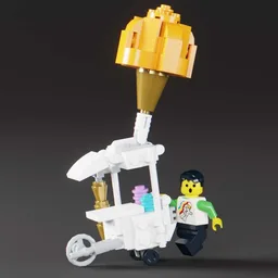 Classic Ice Cream Cart