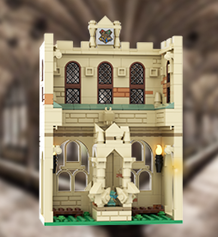 Lego The Clocktower Courtyard