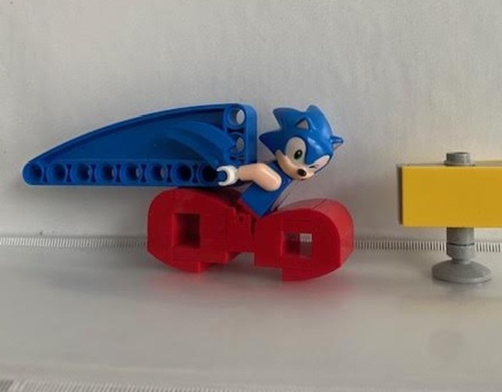 Lego sonic super peel out , speed trail and goal plate