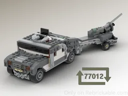77012 Army Vehicle & Artillery