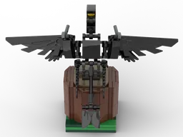 Microraptor on a log MOC