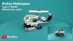 Police Helicopter 42047 C Model