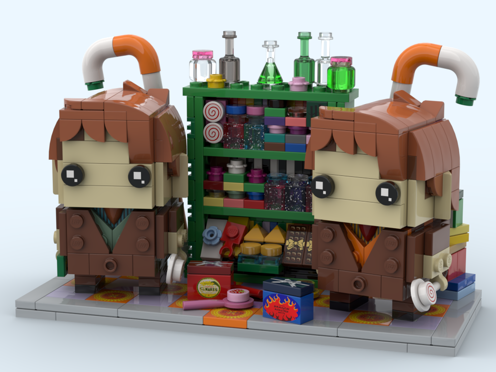 Lego Fred and George Weasley Brickheadz
