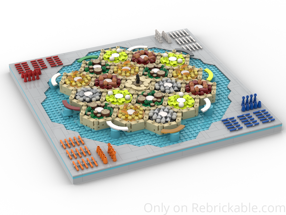 Lego Settlers of Hexagonia