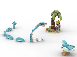 31128 Sea Serpent and Tropical Island