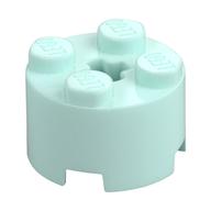 Lego Brick Round 2 x 2 with Axle Hole / Light Aqua