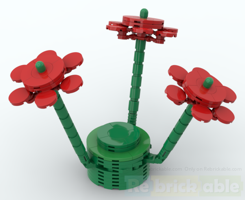 Lego 6x Upscale Flowers