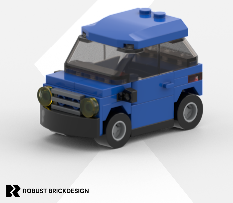 Lego Modern City Hatchback | 4-Wide Car