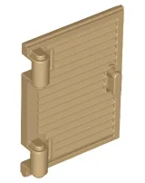 Window 1 x 2 x 3 Shutter with Hinges and Handle