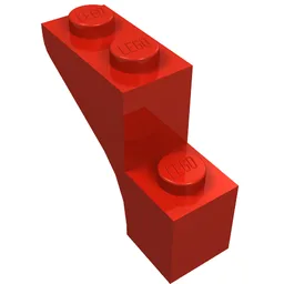 Brick Arch 1 x 3 x 2 / Red