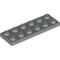 Lego Plate 2 x 6 / Light Gray