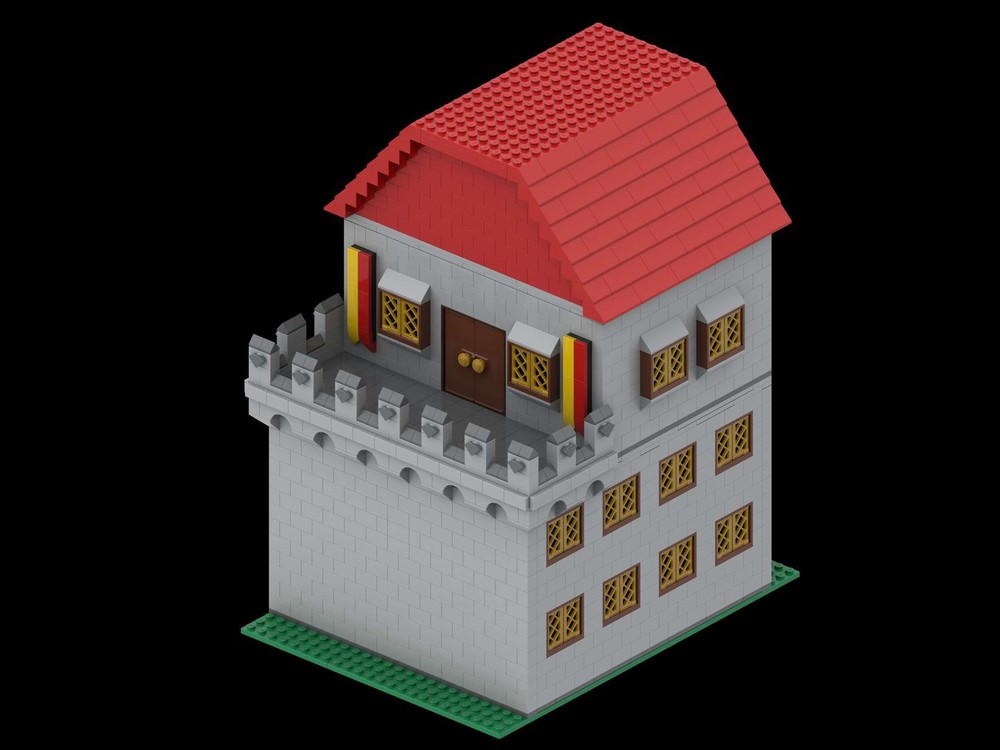 Lego Modular Castle Throne Room and King's Living Quarters