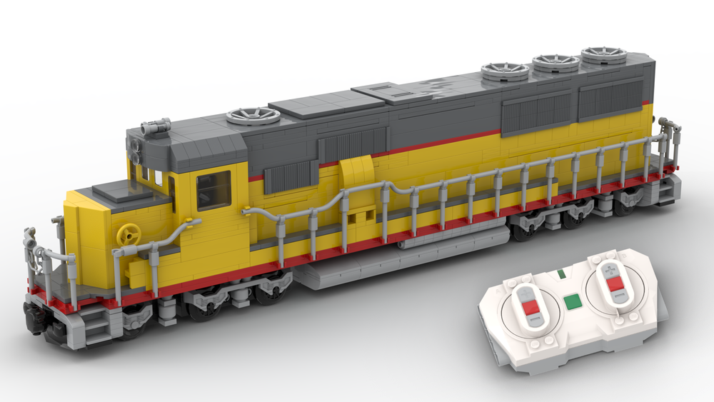 LEGO Diesel locomotive - EMD SD50 Union Pacific - MOC