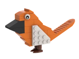 Bird with brick separator
