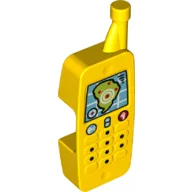 Duplo Telephone with Reinforced Antenna and Navigation Map, Buttons Print / Yellow