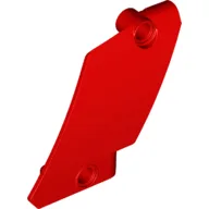 Technic Panel Curved 5 x 7 Parallelogram Right / Red