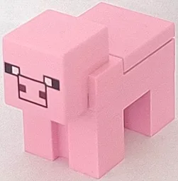 Minecraft Pig (2 x 2 Tile) - Brick Built