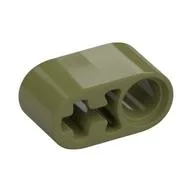 Technic Beam 1 x 2 Thick with Pin Hole and Axle Hole / Olive Green