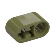 Lego Technic Beam 1 x 2 Thick with Pin Hole and Axle Hole / Olive Green