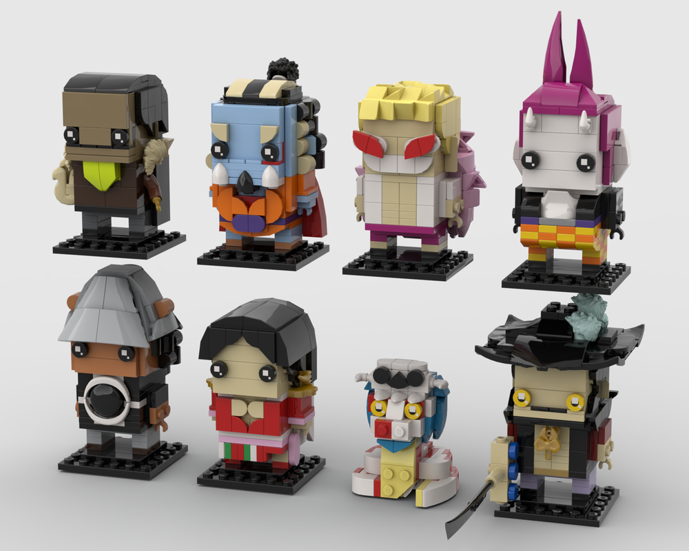 Lego One Piece Sichibukai Brickheadz Collection