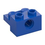Lego Technic Brick Special 1 x 2 with Pin Hole and 1 x 2 Plate / Blue