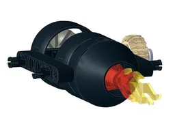 Turbo Engine with Gear