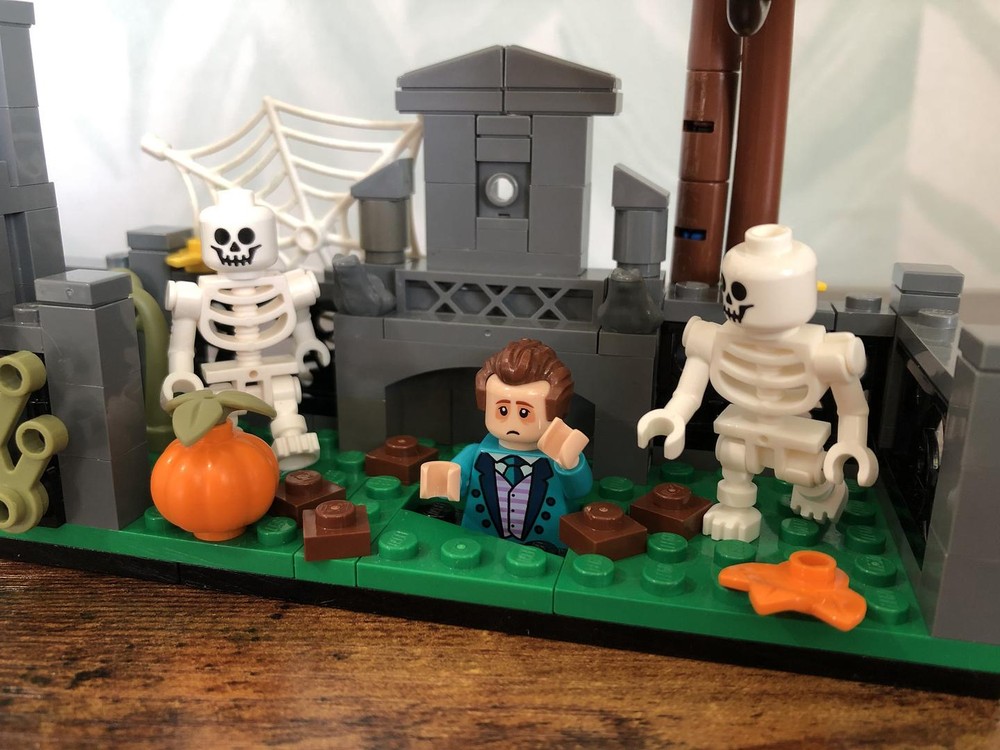 Lego Little Graveyard Diorama