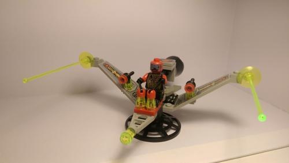 Lego 6836-1 MOC 1 "TURBO V-Wing Fighter"