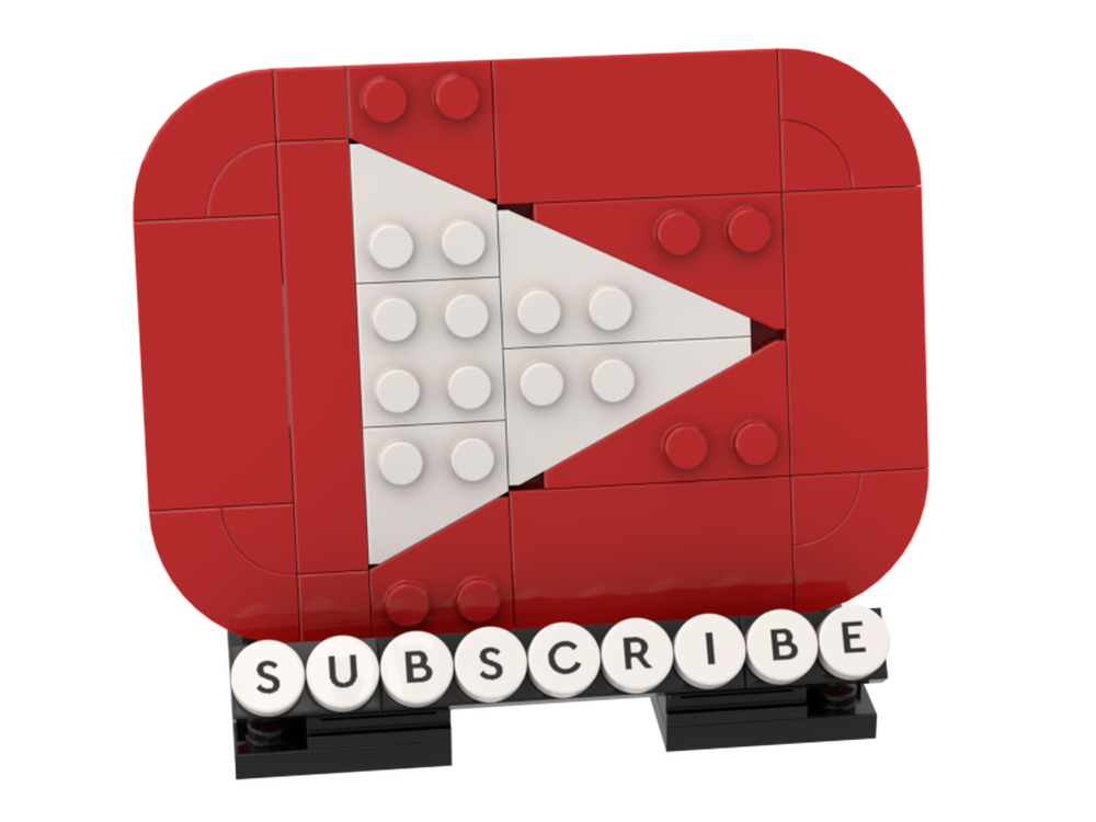 Lego YouTube Logo [Medium Version]