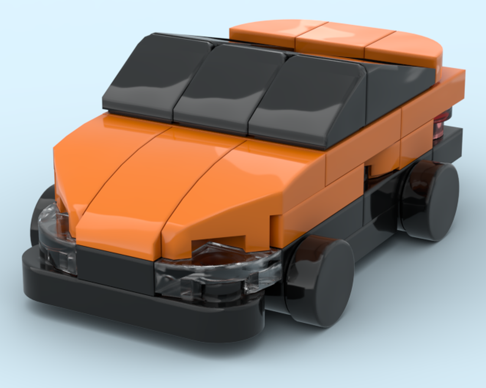 Lego I micro-shrunk 77238 part 1* (Microscale Lamborghini Revuelto)