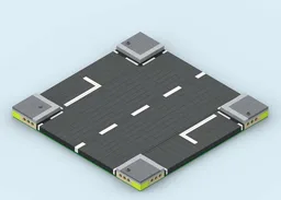 MILS Road Intersection 20 Studs Wide
