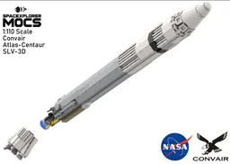 1:110 Scale Convair Atlas-Centaur SLV-3D