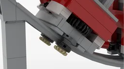 Roller Coaster Train with Cladding
