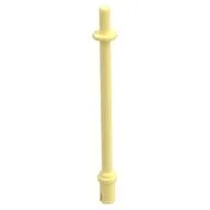 Bar 8L - Two Stop Rings / One Pin, Technic Figure Ski Pole [Flat End] / Bright Light Yellow