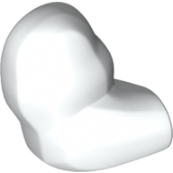 Lego Bigfig Arm, Right [Plain] / White