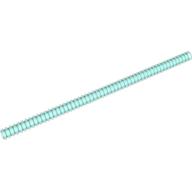 Lego Hose, Ribbed 7mm D. 18L / 14.4cm / Trans-Light Blue