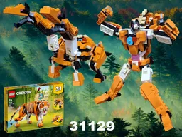 Transformer 2-headed dragon using set 31129