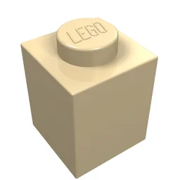 Brick 1 x 1 / Tan