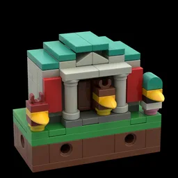 Mini Animal Crossing Tile Museum