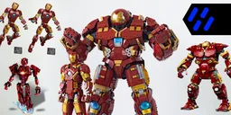 76210 | 76155 + 76206 X 2 UCS Iron Man Mark 43 & Mark 44 Hulkbuster Bundle
