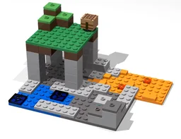 Mini Cave and Lava Mine-craft