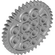 Technic Gear 40 Tooth / Light Bluish Gray